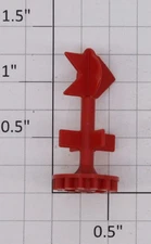 Lionel 1022-29 O Gauge Red Turnout Switch Track Direction Indicator Flag