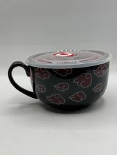 Naruto Shippuden Just Funky Coffee Mug Cup Ceramic Soup/Ramen Mug W/ Lid