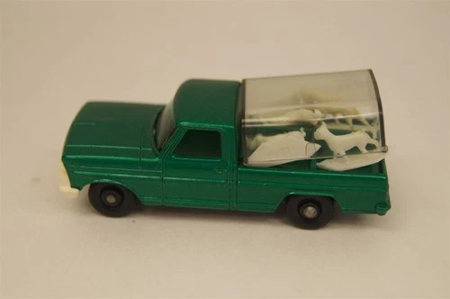 MATCHBOX LESNEY #50 Kennel Truck Green 1960s ENGLAND