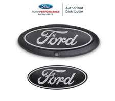 2024-2025 Ford F150 w/ Camera OEM Front Grille Rear Tailgate Emblems Black