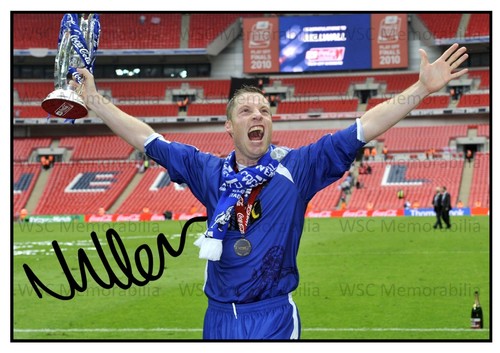 12161. Neil Harris Signed Pictures (A4 Prints) Millwall Cambridge Gillingham etc