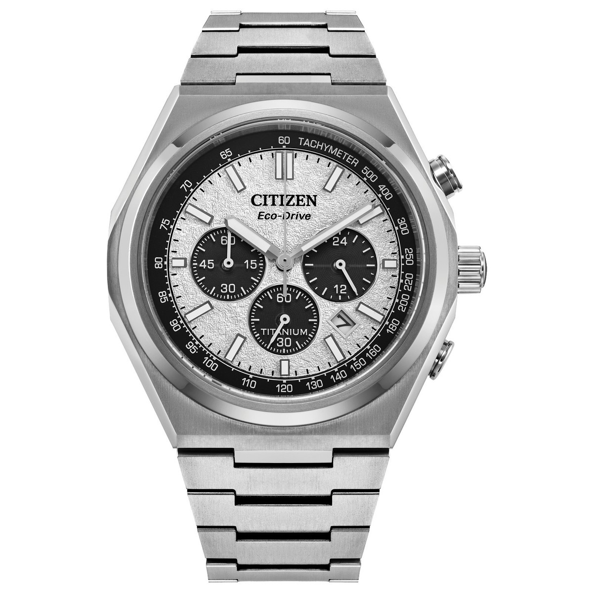 CITIZEN Zenshin CA4610-85A Eco-Drive White Dial Chronograph