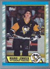 1989-90 Topps - Mario Lemieux #1 Penguans