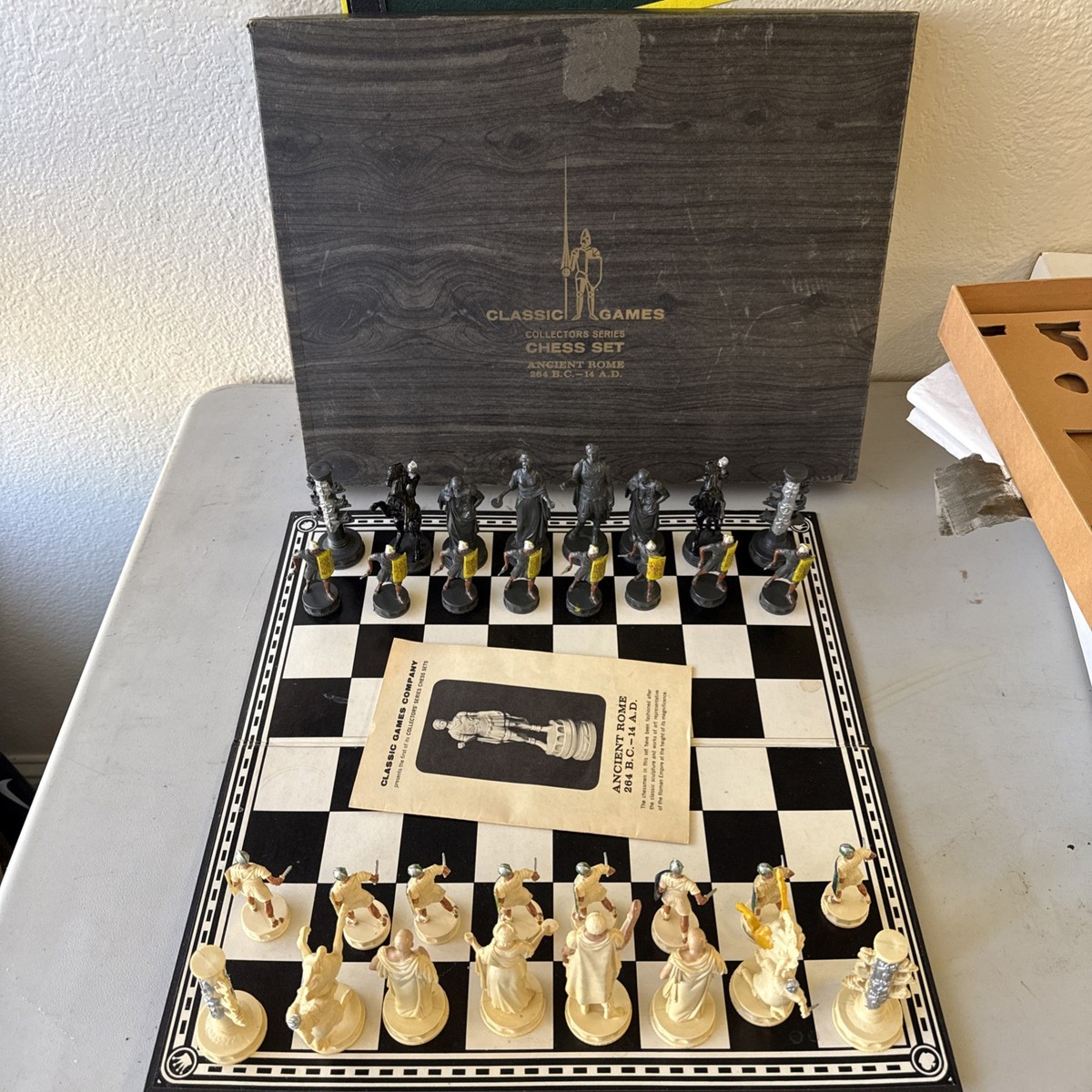 1963 Classic Games Collector Series Chess Set Edition I Ancient