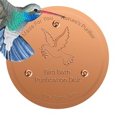 Bird Bath Copper Disc Reinforced 99.99 Pure Copper Bird Bath Purification Ba...