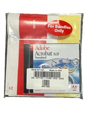 NEW - Adobe Acrobat 6.0 Standard WINDOWS - SEALED. FAST SHIP