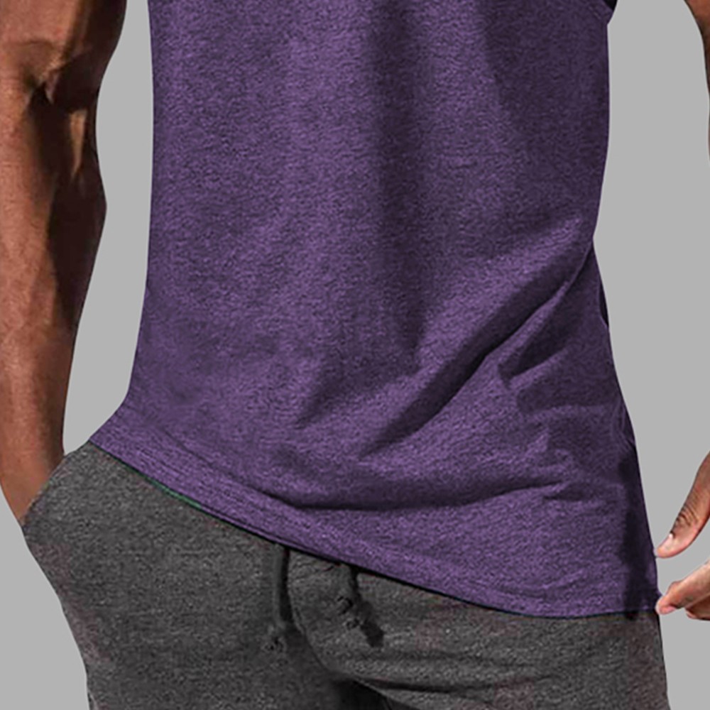 Men Bodybuilding Vest Tank Tops Muscle Fit Gym Fitness Sport Training T Shirts image 8
