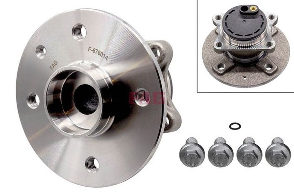 Schaeffler FAG 713 6188 70 Radlagersatz Hinten FüR CitroËN Peugeot Toyota-image