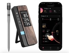 AI Smart Wireless Meat Thermometer, 10X Enhanced Signal and Stability