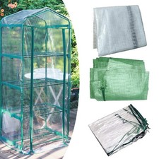 Copertura Serra Protezione Piante 69x49x158CM Trasparente PVC per Piccoli Spazi