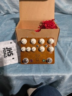 Dual Channel Guitar Overdrive Pedal 2 Channel EQ Tone Gain Footswitches