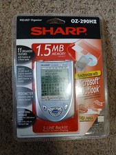Sharp OZ-290HII 1.5MB USB Touch Screen Wizard Organizer. Sync. With Outlook. New