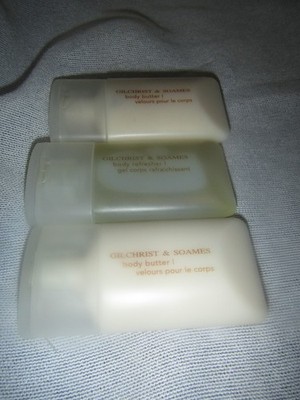 LOT 3 Gilchrist&Soames 2 Body Butter&1 Shower Gel 1oz/30mlFULL EACH Travel Size