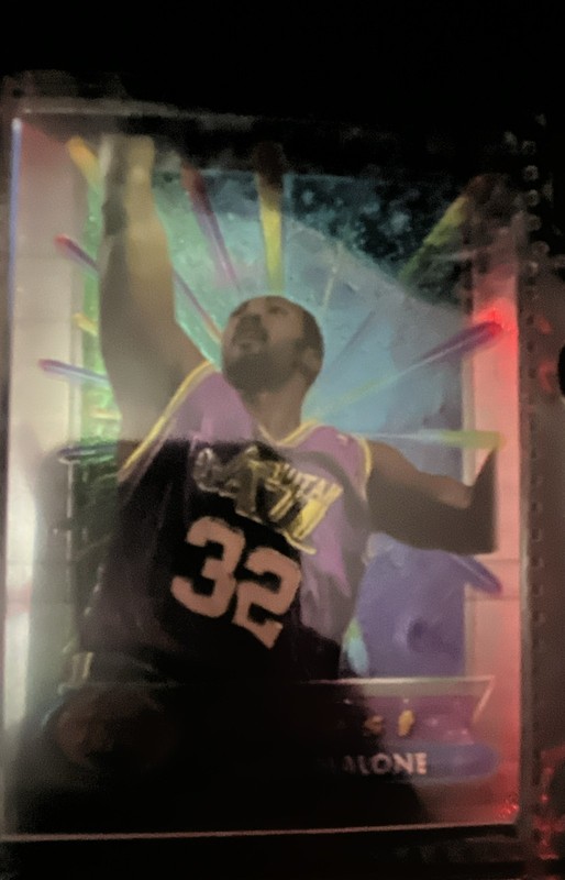 1994-95 Topps Finest - Karl Malone #195 Refractor