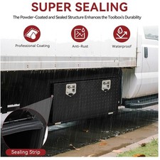 Heavy Duty 36 Aluminum Diamond Plate Tool Box - Waterproof Heavy Duty 36 Aluminum Diamond Plate Tool Box - Waterproof