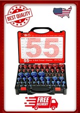 55 Pcs Nut and Bolt Thread Checker 25 Metric  30 Standard , Bolts and Nut Kit