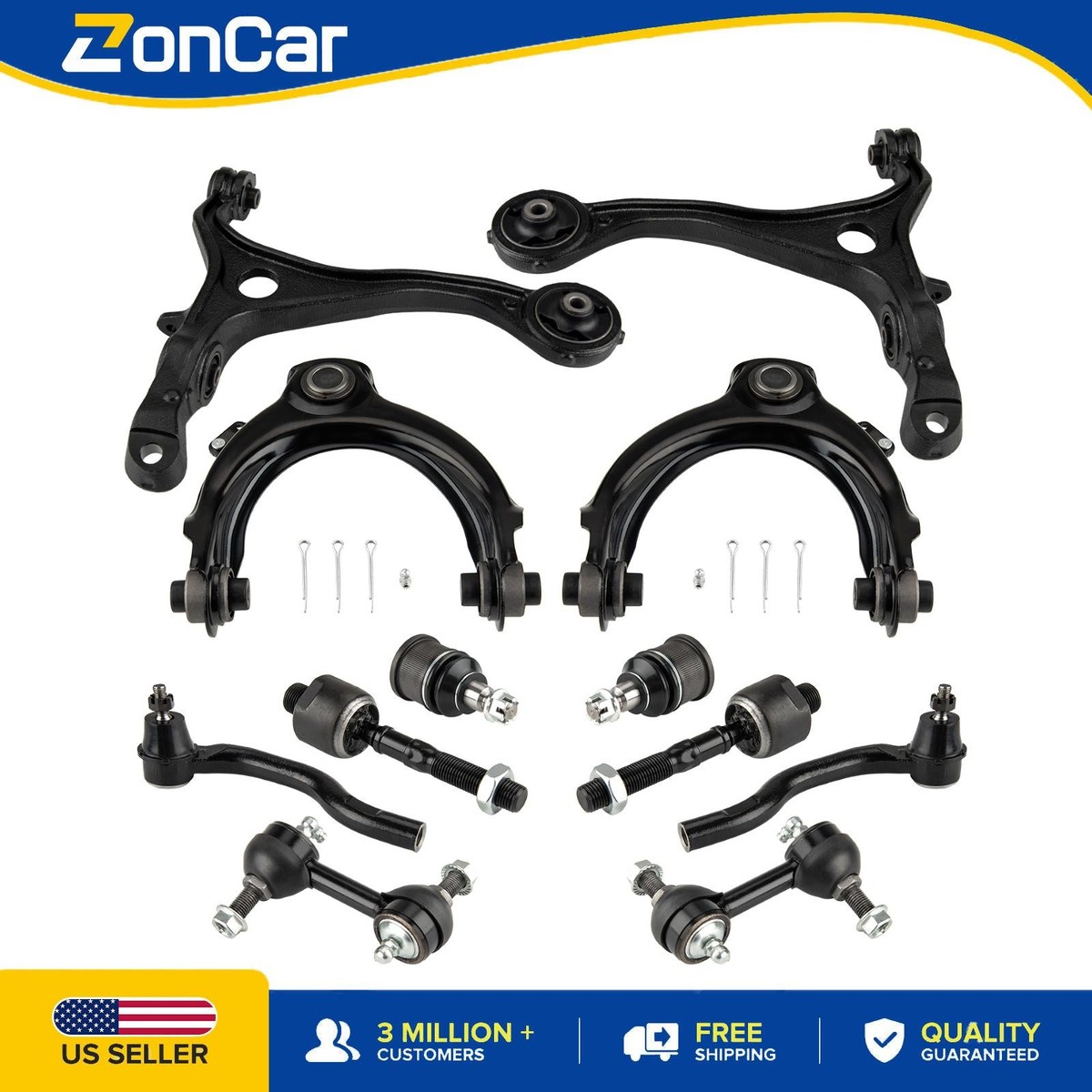12PC Complete Front Suspension Kit For 03-07 Honda Accord 2.4L