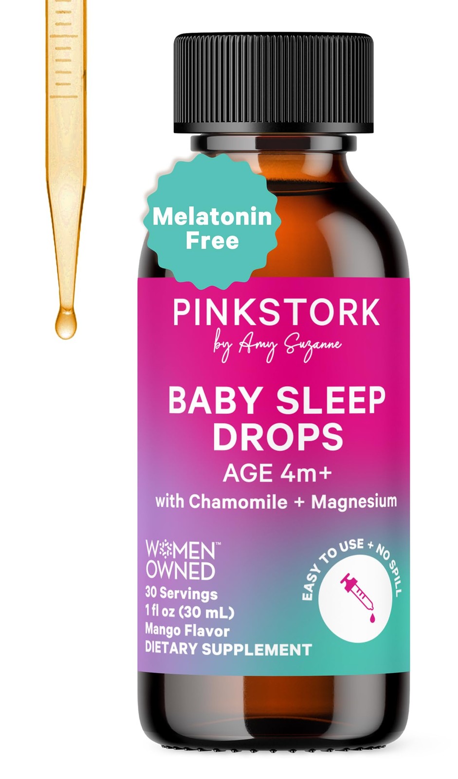 Baby Sleep Drops, Naturally Support Sleep Without Melatonin 