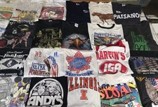 LOT OF 168 T SHIRTS SOME VINTAGE LATE 90s Y2K DESTINATION NOVELTY TOONS SPORT