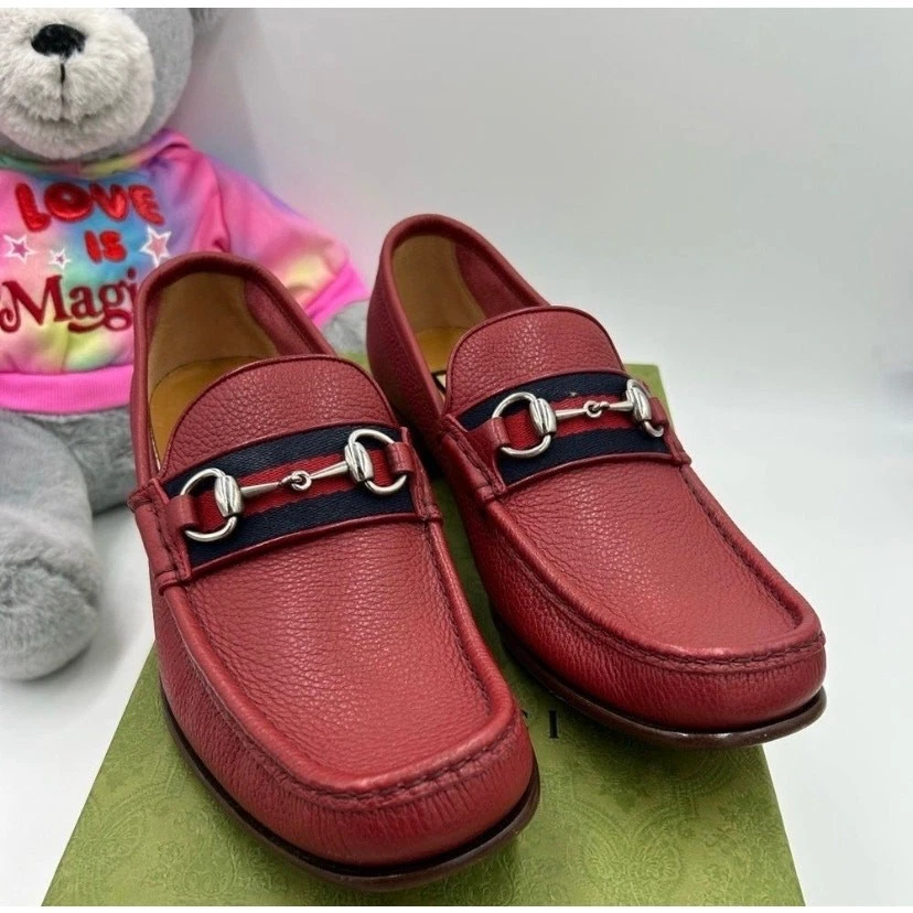 Gucci Loafer Striped Casual Shoes for Men for sale | eBay display picture 2