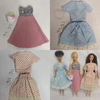 3 Ooak 1/6th Scale Barbie Doll Sized Outfits With Accessories