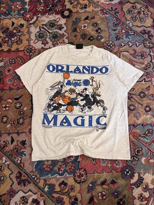 Men s Vintage 1993 Orlando Magic Looney Tunes gray t-shirt, Size Medium