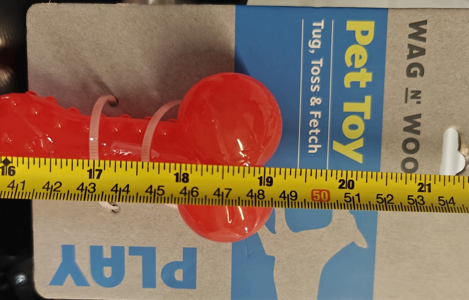 Wag  Super Chew Extra Durable Dog Toy For All Dog Breads Large 19 In