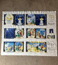 FABRIC BOOK PANEL - “Little Light” CHRISTMAS BOOK- 100% Cotton   NEW!