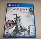 ASSASSIN'S CREED III REMASTERED PLAYSTATION 4 PS4