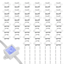 40 Packs Light Clips Mounting Brackets for Govee Permanent Outdoor Lights , C...