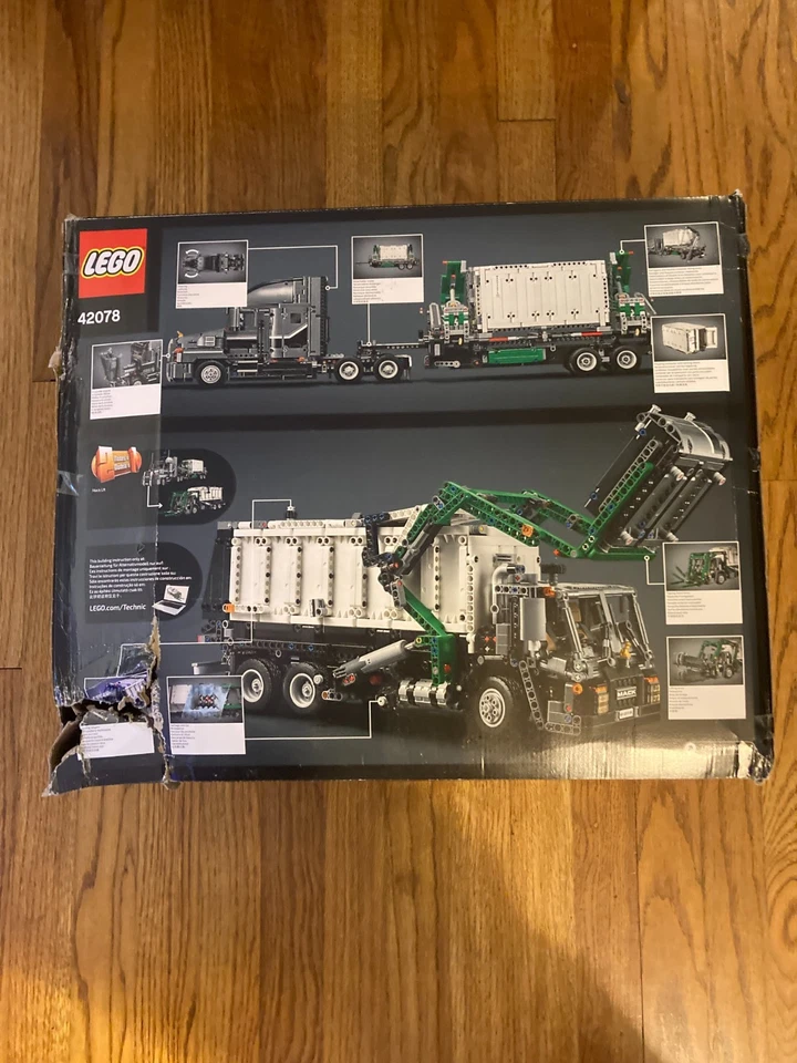 LEGO Technic 42078 Mack Anthem Truck and Trailer New But Damaged Box - Image 2 of 4