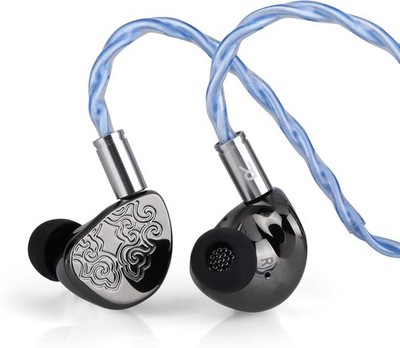 TANGZU ZE TIAN Wu Heyday HiFi IEM 14,5mm Planar Aluminium Abnehmbares Kabel Lila