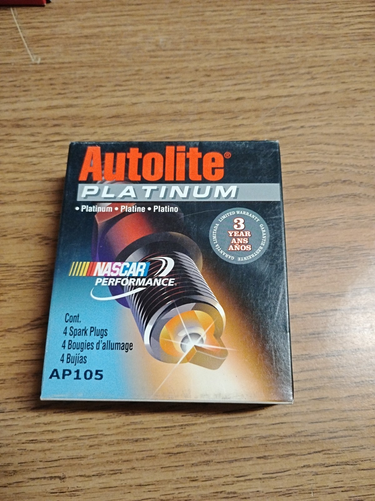 Autolite AP105 Platinum Spark Plugs Set of 4