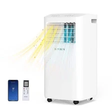 7,100 (DOE) BTU (DOE) WIFI Portable Air Conditioner Cools 400 sq. ft. with Heate