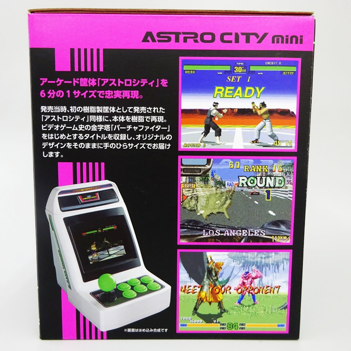 SEGA Game Console ASTRO CITY mini 1/6 1990s games 36 Titles from