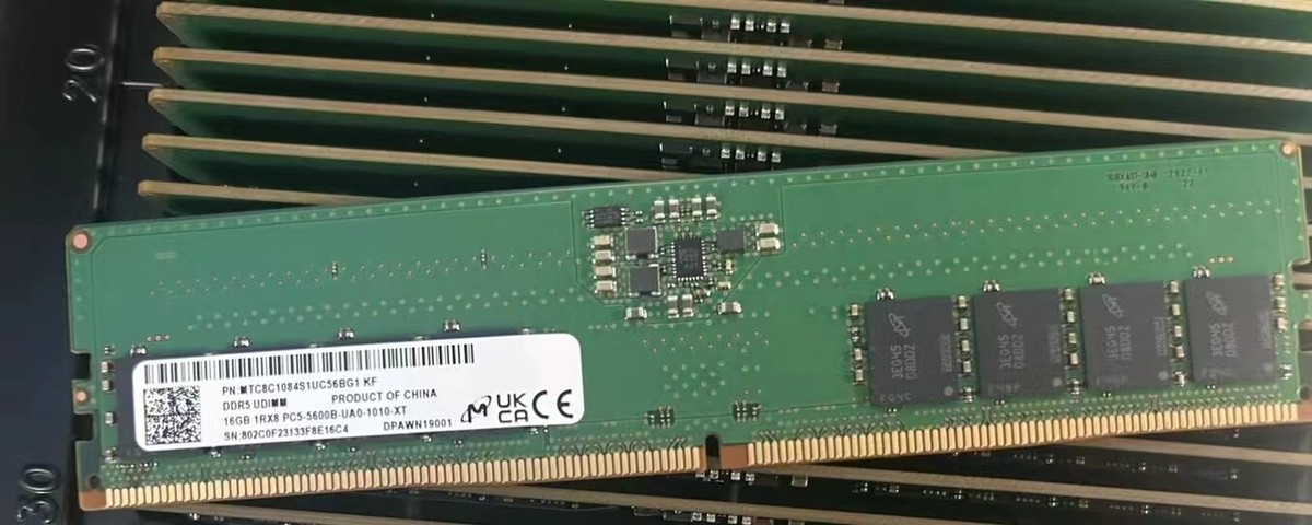 MT Micron 16GB Desktop RAM DDR5 5600MHz 4800MHz PC5-4800B PC5