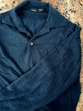 Hugo Boss Pullover Sweater Italian Luxury Designer Wool Casual Golf Logo