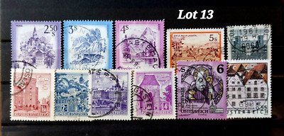 11x Österreich Austria Lot Sammlung Posten Briefmarke Stamp Sello Timbre