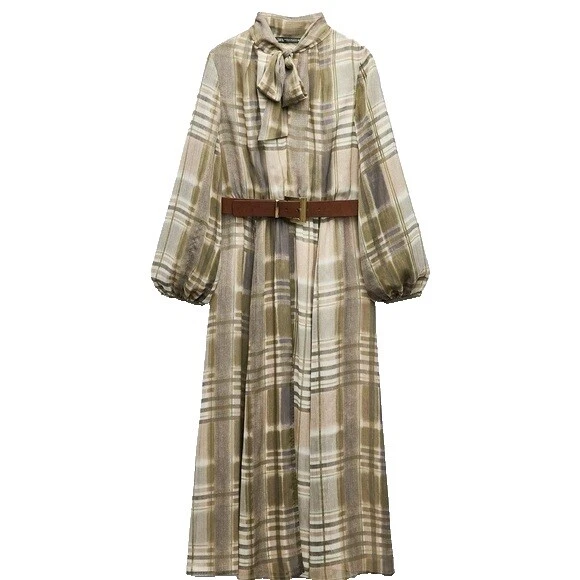 Vestidos Zara a Cuadros para Mujeres