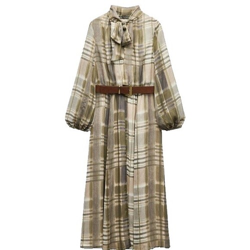 zara green plaid dress XIRENA Alanis Dress in Green Brook L