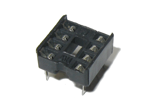 IC - Base 8 polos 10 piezas RM 2.54 - Imagen 2 de 3