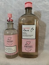 New Bath  Body Works Signature Collection Aromatherapy Rose Vanilla Love 
