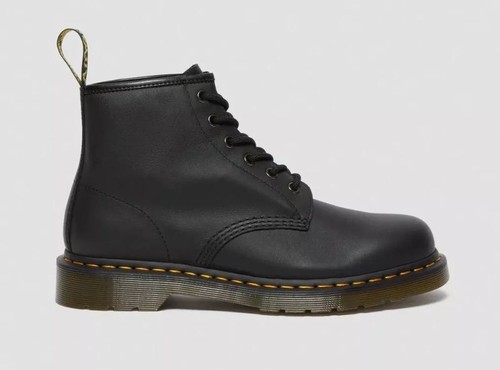 Dr Martens 6 Buchi 101 Black Nappa 26409001 Doc - Foto 5 di 8