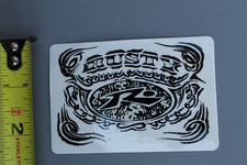 Rusty Surfboards Clear Black Dollar Tattoo Art OG RU1 Vintage Surfing STICKER