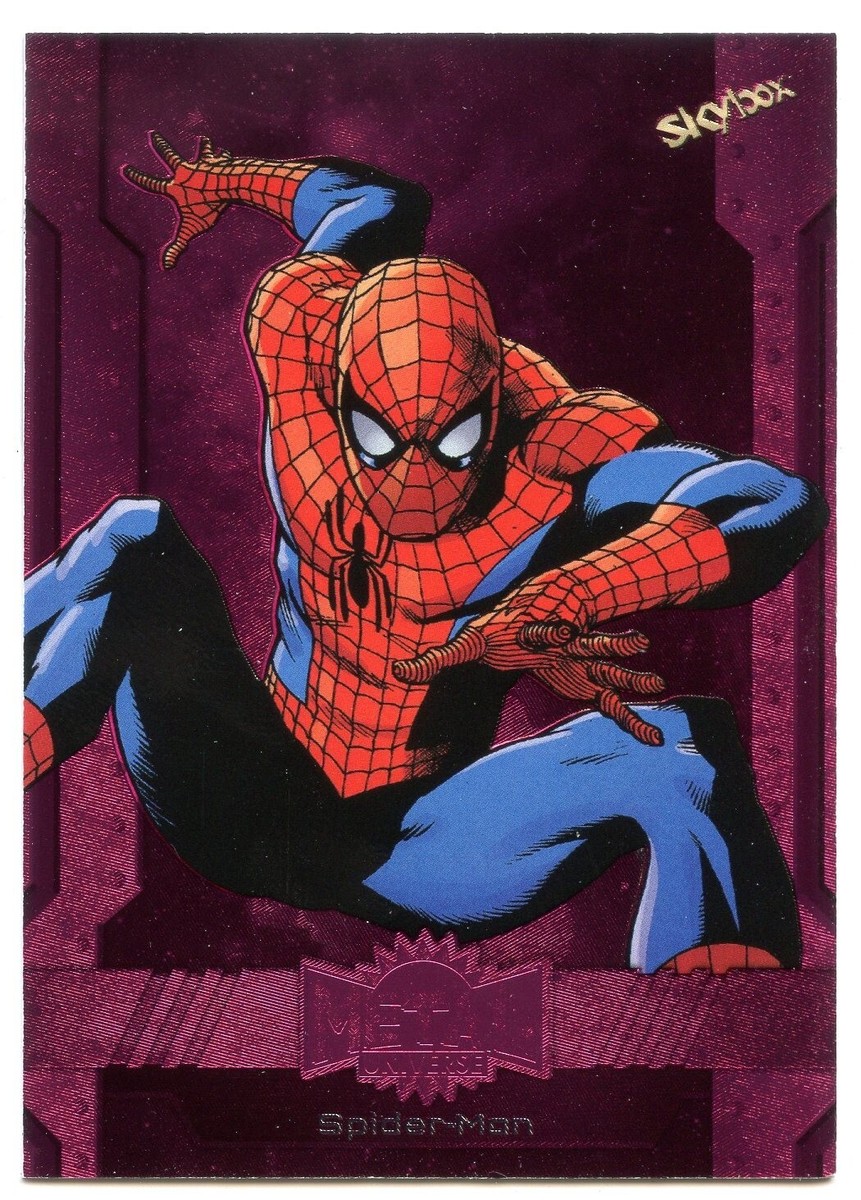 2024 Marvel Metal Universe Avengers Pink FX Parallel 100 - Spider