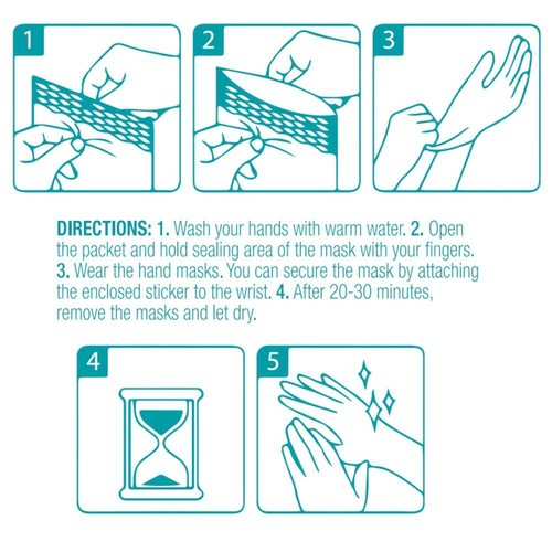 Crepe Be Gone Intense Hydration Smoothing Hand Mask - Picture 3 of 6