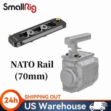 SmallRig Low-profile NATO Rail 70mm with 1/4"-20 Mounting Screws -BUN2483B
