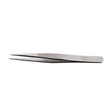 Erem 40SA Straight SMD Tweezers with 0.015 in. Round Tips, 4 1/3 in.