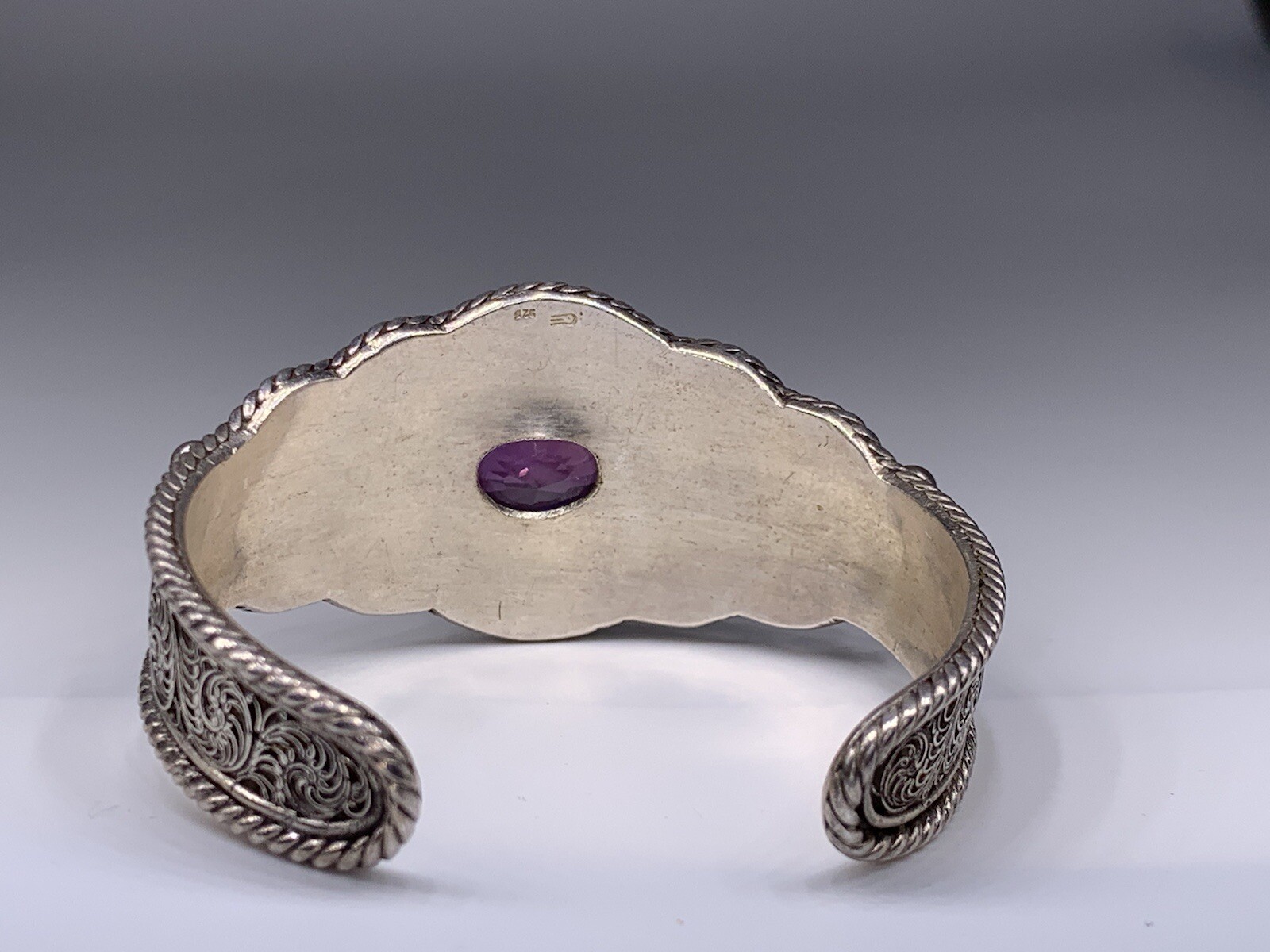 Artesian STATEMENT Sterling Silver 925 Amethyst W… - image 9