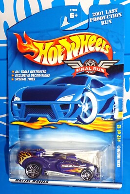 Hot Wheels 2001 Final Run Retiring Models Series 12/12 Skullrider Purple w/ PR5s